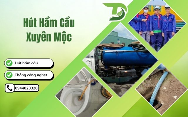 hút hầm cầu xuyên mộc